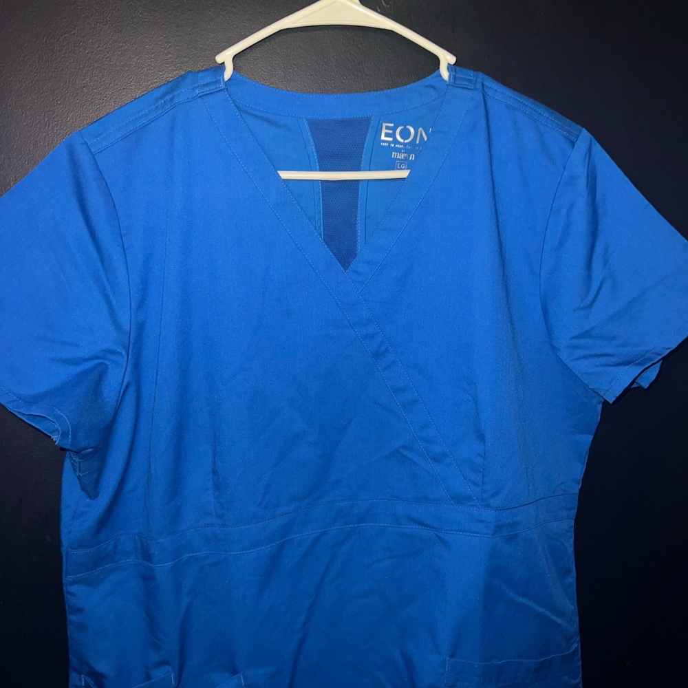 Blue Scrub Top